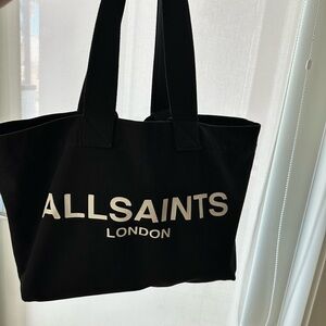 AllSaints Black Tote Bag